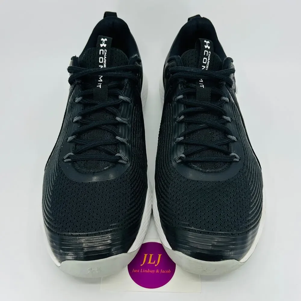Under Armour Men's UA Charged Commit TR 3 Cross Trainer Sneakers Black Size 11